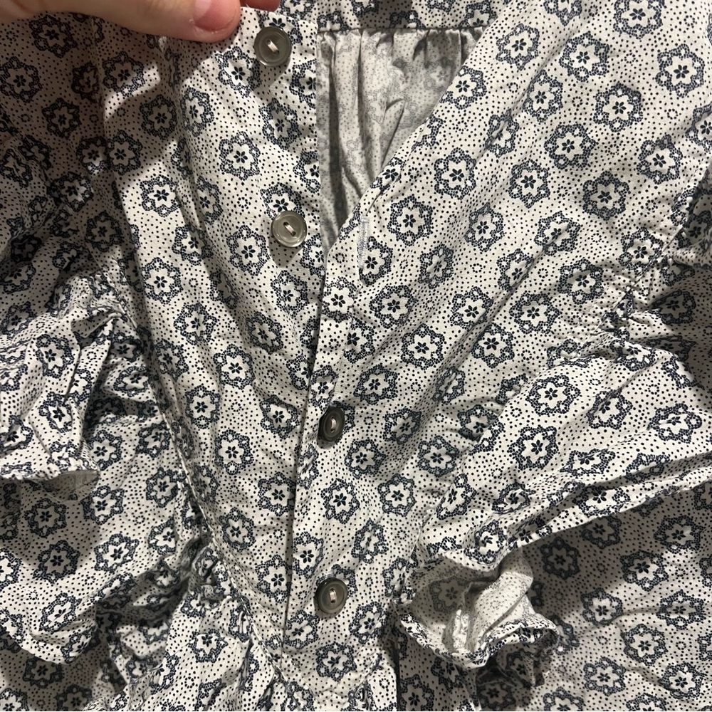 Rebecca Taylor La Vie Geometric Print Blouse - Picture 3 of 9
